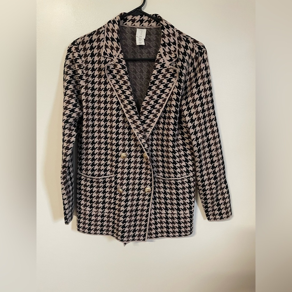 Joie dressy jacket brown and black